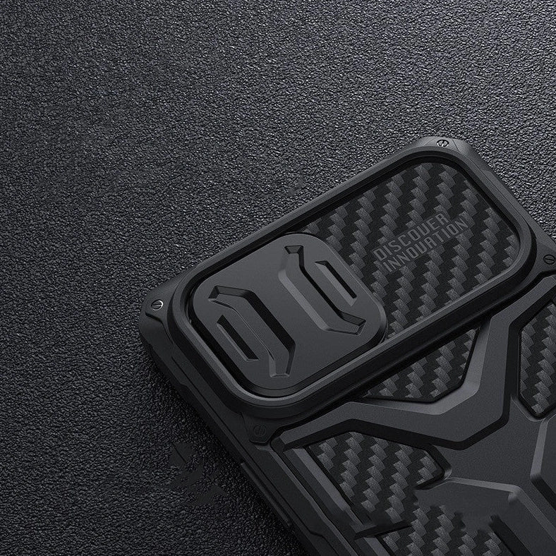 Compatible TPU+PC protective case for iPhone 13 series with reinforced corner protection and precise cutouts for full device functionality access