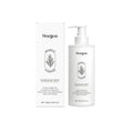 Rosemary mint shampoo 100ml bottle with green leaves and mint on white background