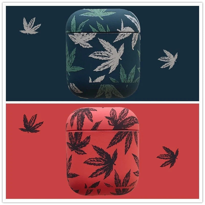 Bluetooth wireless headset protective case in red and green options