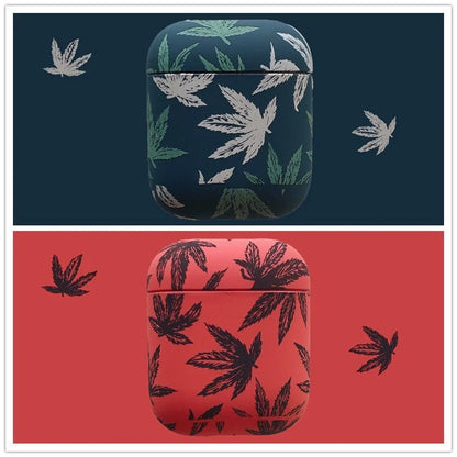 Bluetooth wireless headset protective case in red and green options