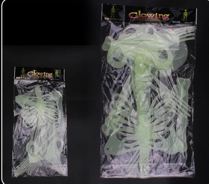 Luminous Skeleton Halloween Decor with Glow-in-the-Dark Effect