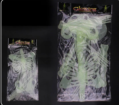 Luminous Skeleton Halloween Decor with Glow-in-the-Dark Effect