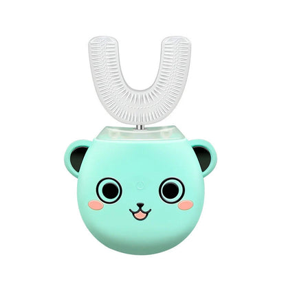 Smart 360 Degrees Sonic Electric Toothbrush for Children in pink, yellow, and green