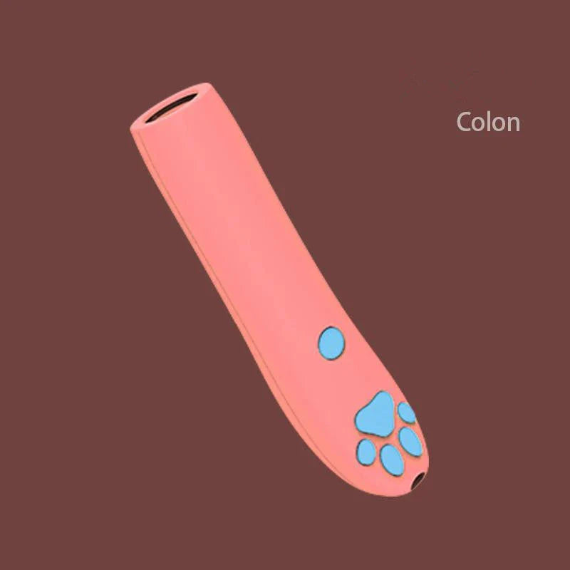 Remote control LED laser cat stick toy in vibrant colours for pet entertainment