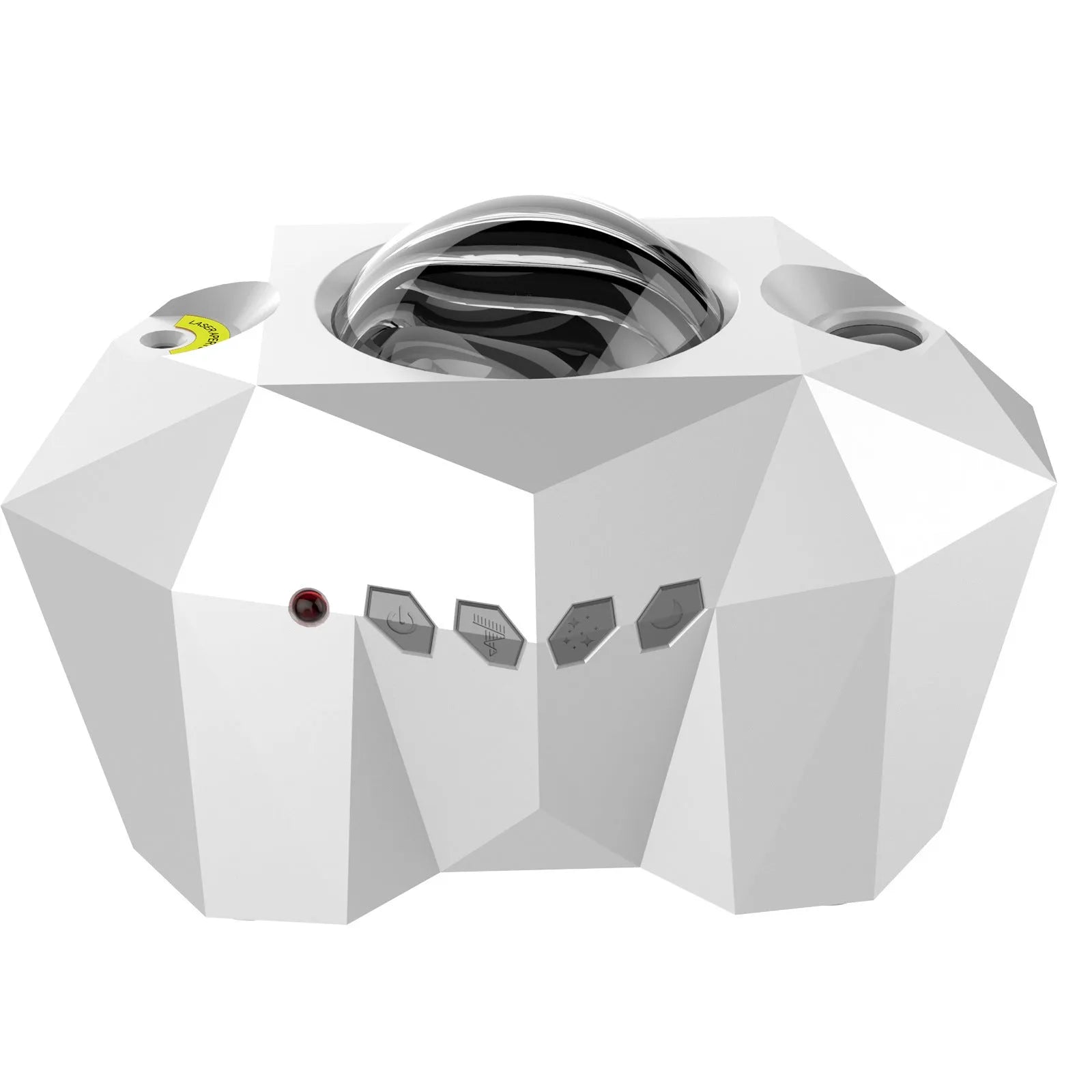 USB Bluetooth ocean star projector lamp with 4-colour water pattern and green laser in black finish