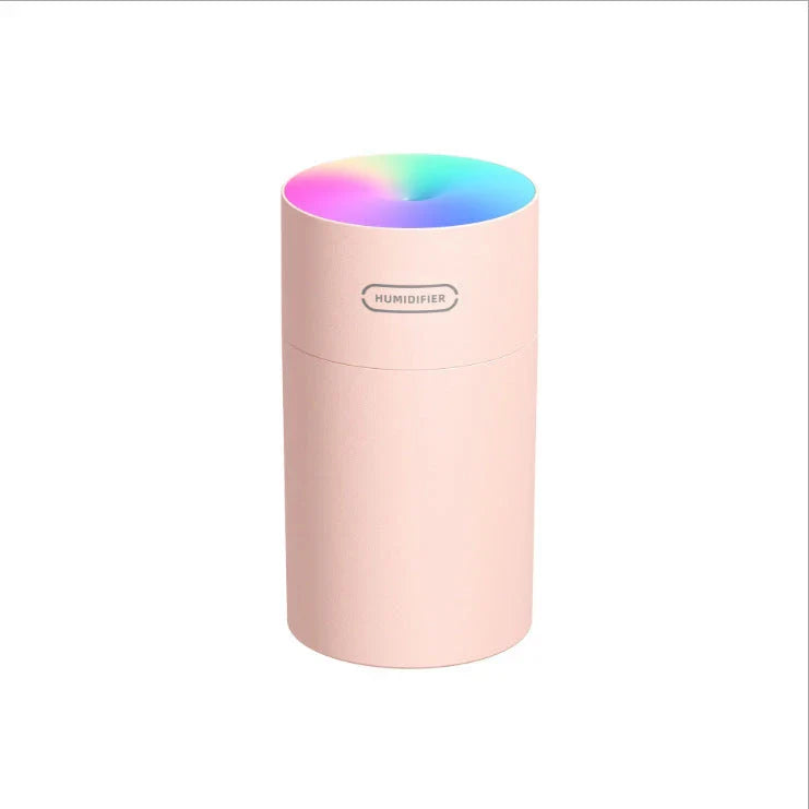 Mini USB Desktop Humidifier with Soothing Mist, Color-Changing Lights, and Quiet Operation