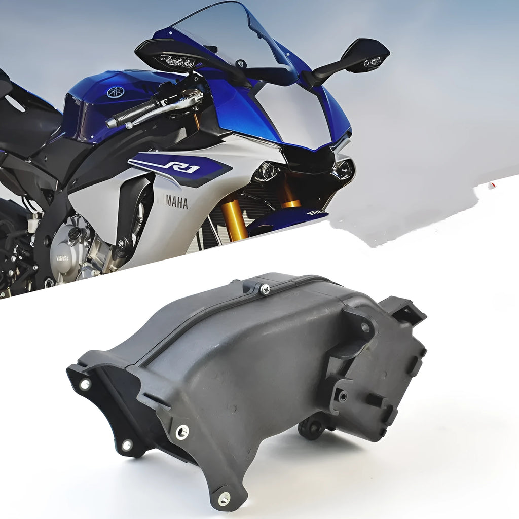 Black breathable ventilation pipe for Yamaha motorcycle, dimensions 280mm x 170mm x 160mm.