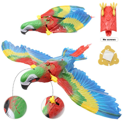 Interactive hanging eagle cat toy for active play and mental stimulation