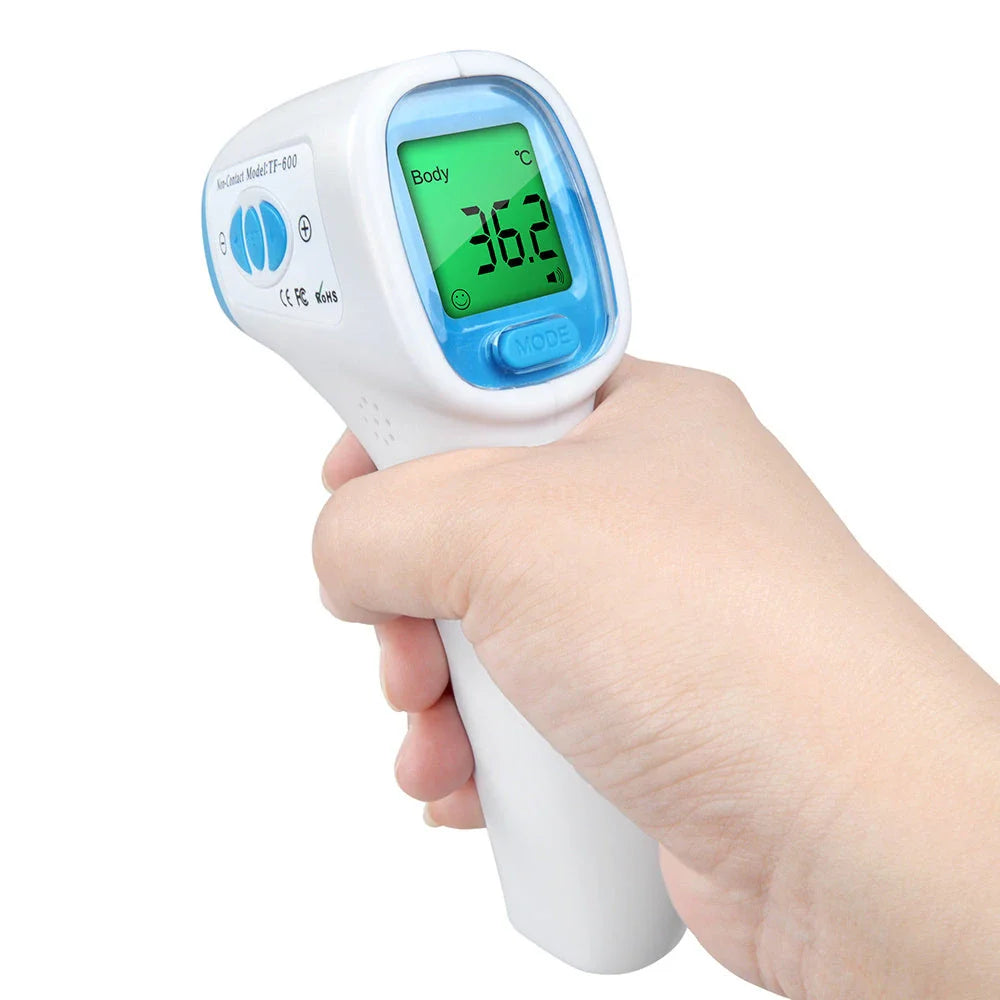 Purple infrared electronic thermometer for non-contact temperature measurement