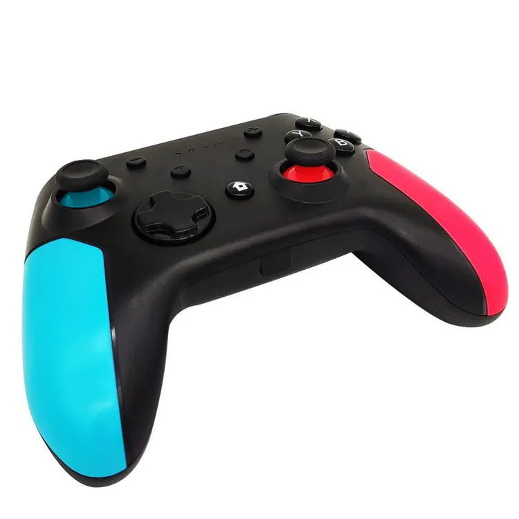 Bluetooth gamepad for Nintendo Switch, PC and Android in blue and red colour scheme