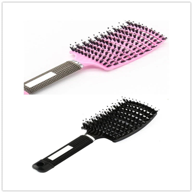 Ultra-Soft Detangling Hair Brush with Scalp Massage - Premium Bristles and Nylon for Effortless Tangle-Free Hair