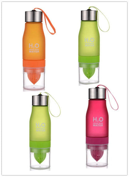 Frosted Plastic Lemon Cup in various colours, BPA-free, 650ml capacity