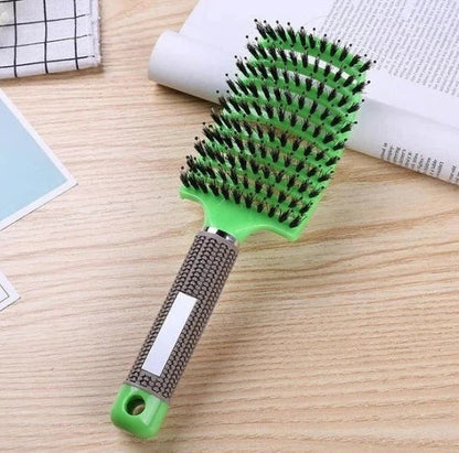 Ultra-Soft Detangling Hair Brush with Scalp Massage - Premium Bristles and Nylon for Effortless Tangle-Free Hair