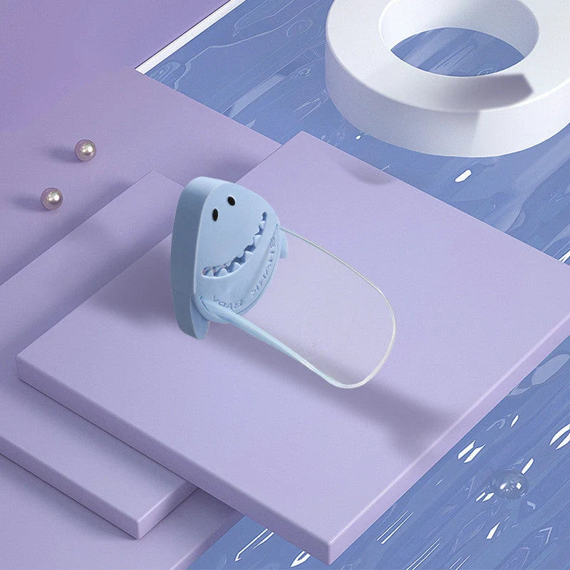 Children's faucet extender in blue, pink, and purple colours