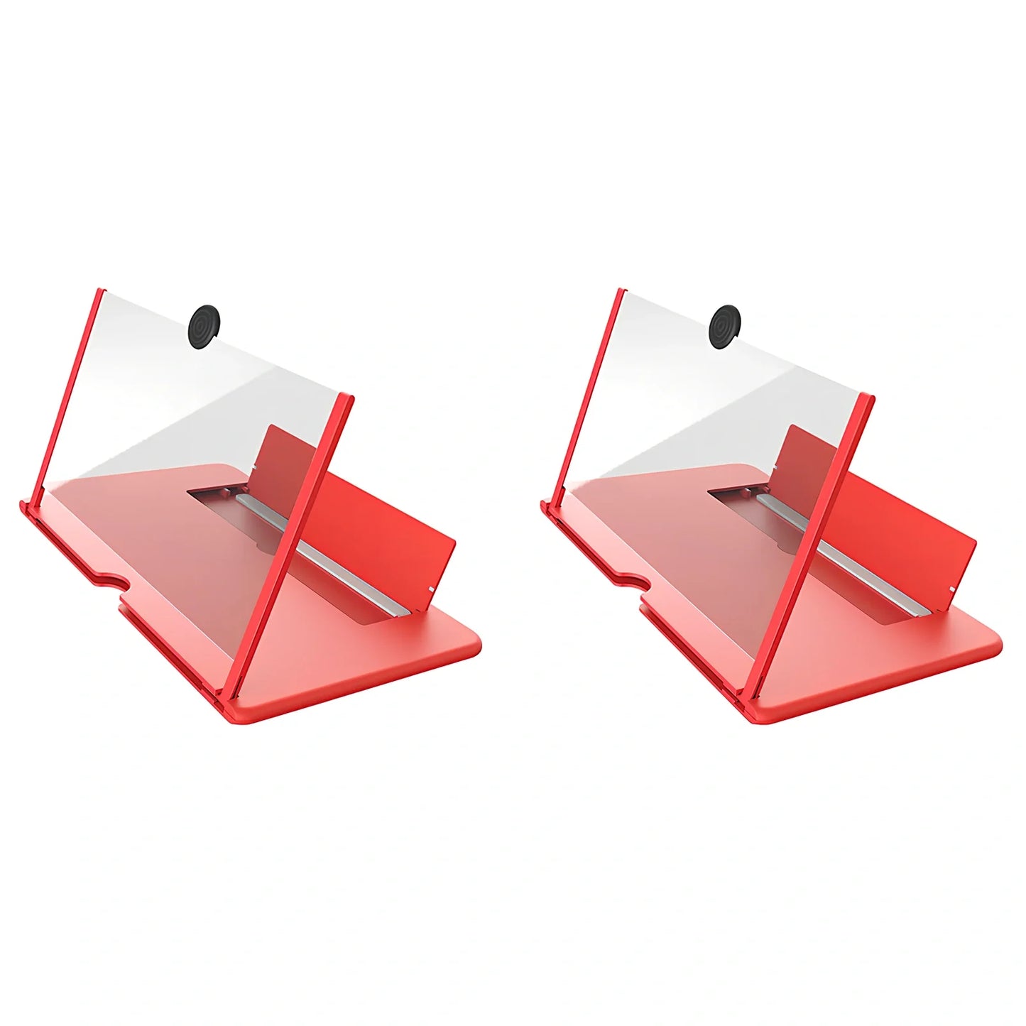 12-inch foldable mobile phone screen magnifier with 3-4x magnification in black colour