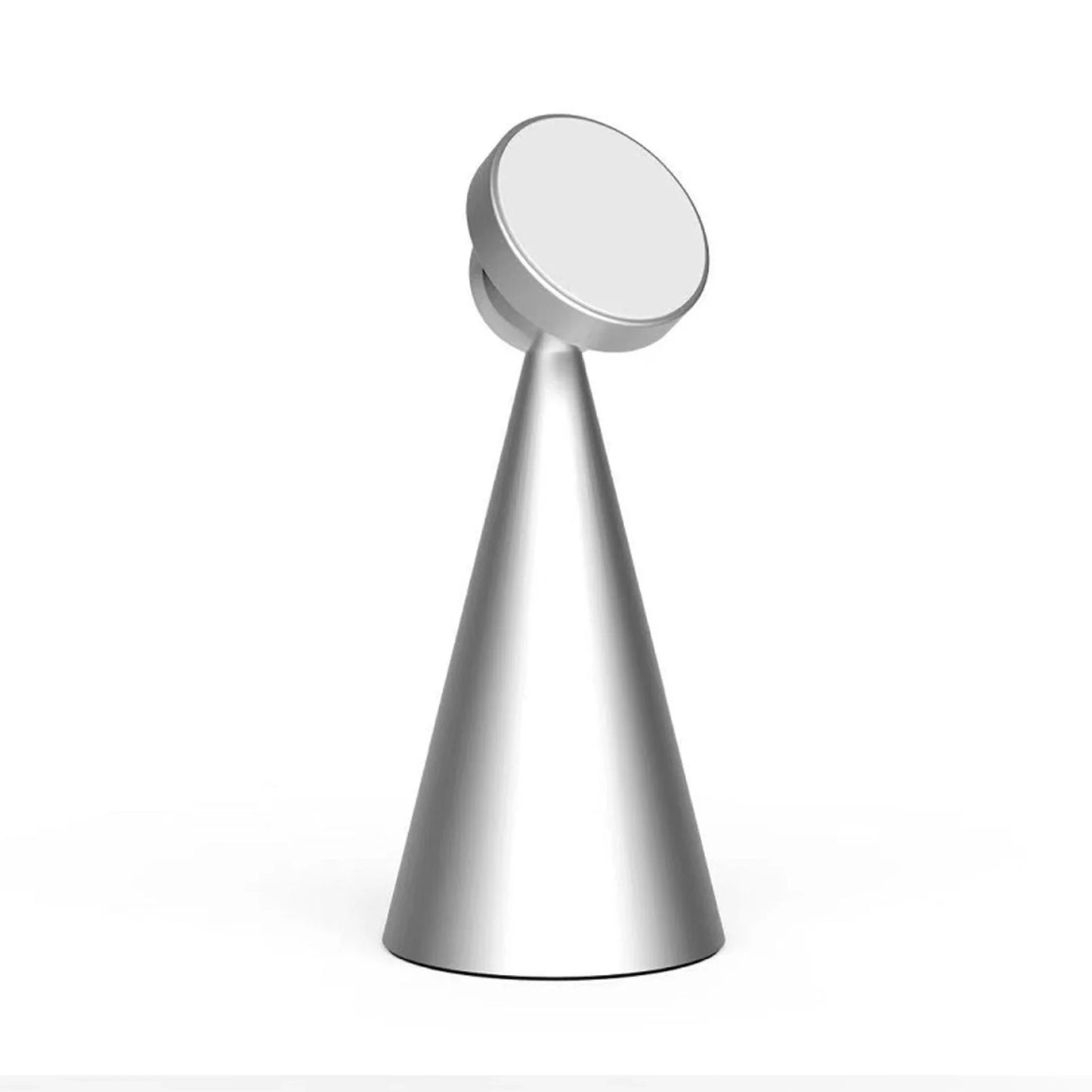 Magnetic desktop phone stand for iPhone Pro Max with wireless charging feature