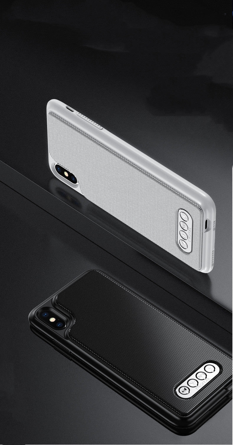 3 in 1 Bluetooth Speaker Phone Case for Apple iPhone with emergency charging clip