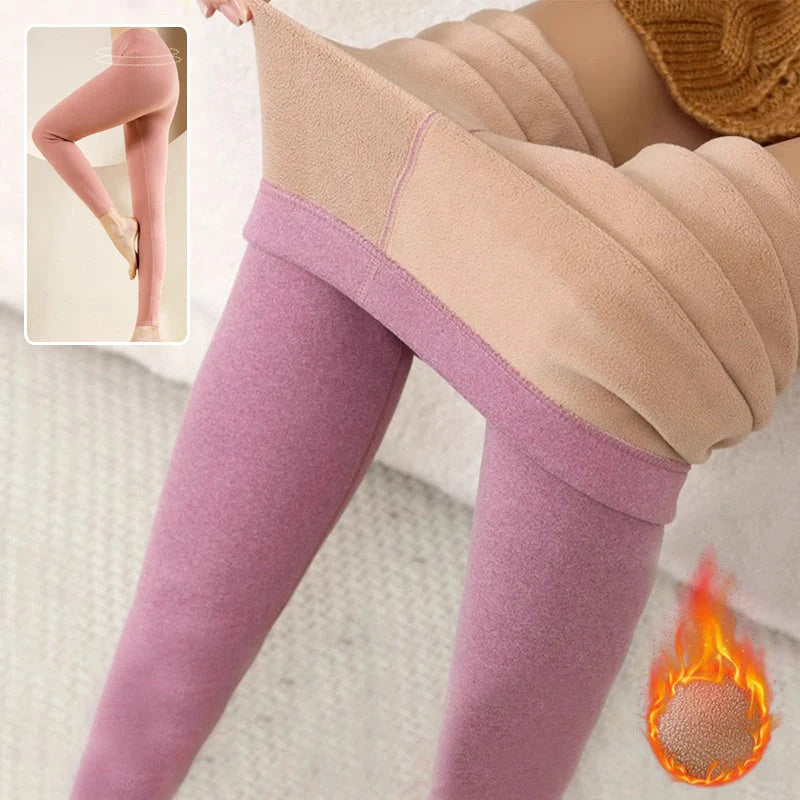 Cozy and stylish cashmere-blend leggings in various colors for comfortable winter wear