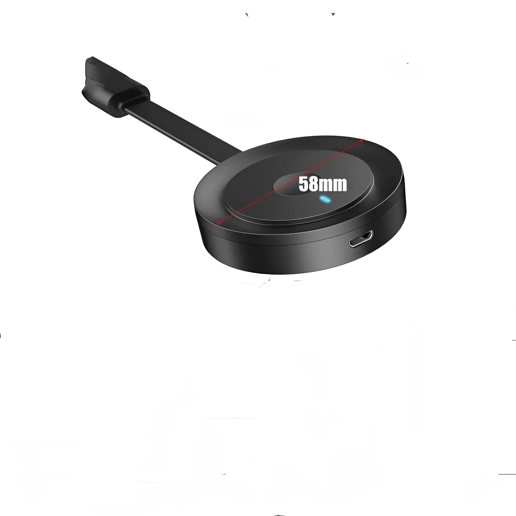 Pushbao dual-band WiFi HDMI dongle for TV projector, 12x90x30mm