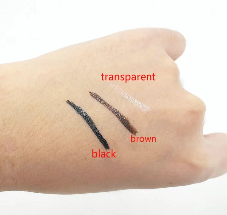 Multicolour self-adhesive false eyelashes with eyeliner for easy application