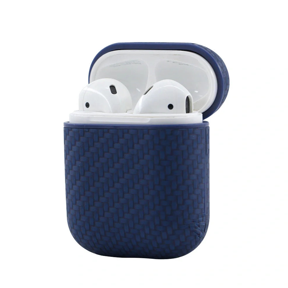 AirPods protective case showing black colour option with delicate texture surface and precise 13.5cm dimensions