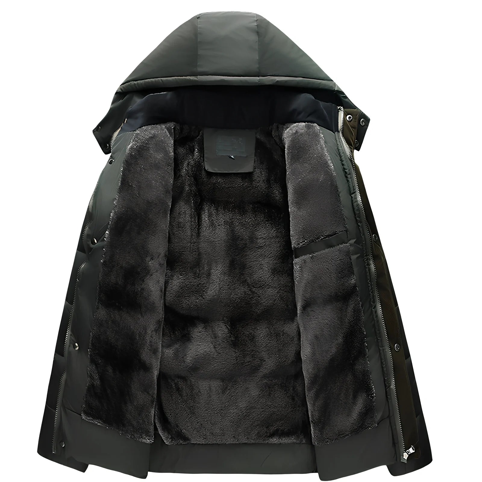 Cotton blend cardigan with rayon filler in black, green, or navy blue for men and women