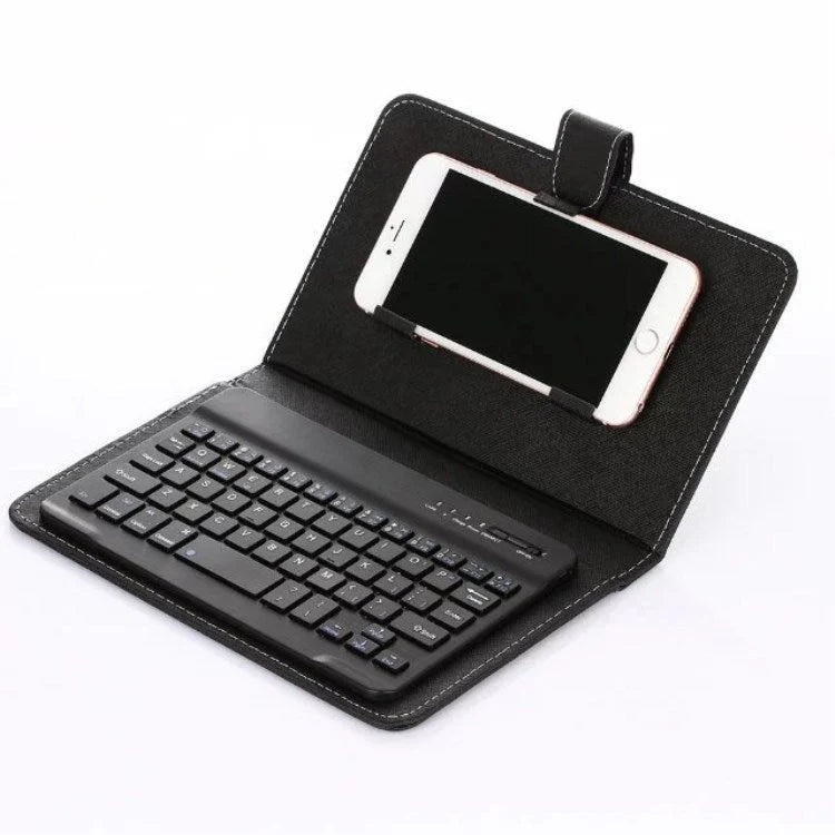 Wireless keyboard case protective cover for Bluetooth devices with compact design