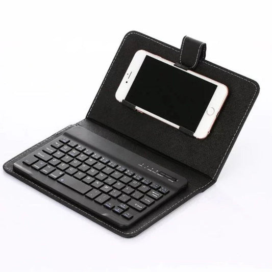 Wireless keyboard case protective cover for Bluetooth devices with compact design