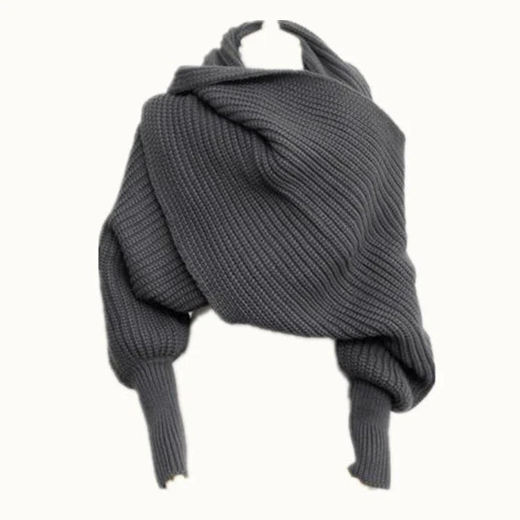 Cozy cashmere scarf sweater in a variety of colors, providing warmth and style for women