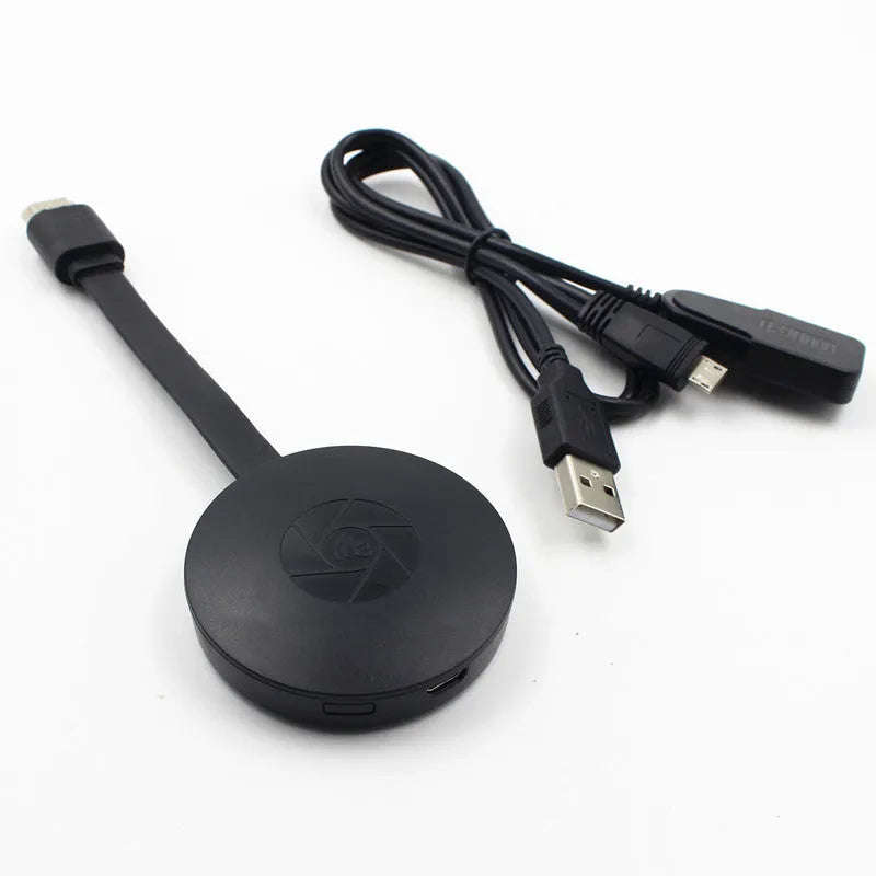 Black HD wireless HDMI adapter card 18.5cm long for mobile TV projection