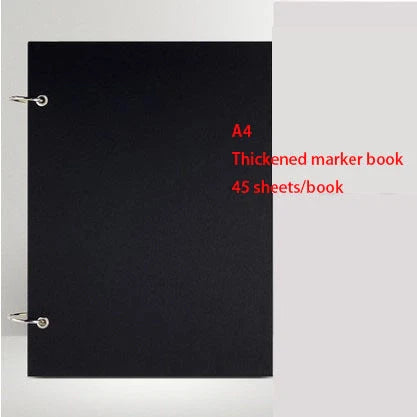 Sketchbook Freehand Sketchbook with open marker paper in various sizes and colours
