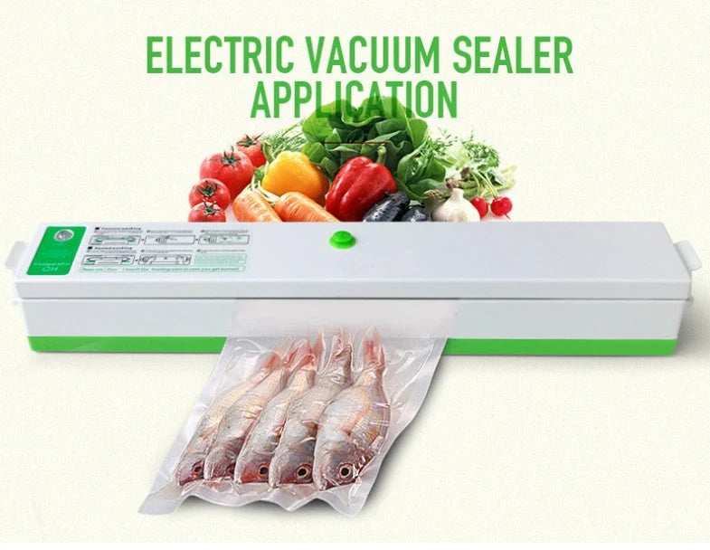 Food-Pro Sealer vacuum sealing machine in various colors for food and document preservation