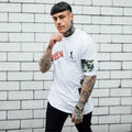 Men's loose fit cotton short sleeve t-shirt in black and white options