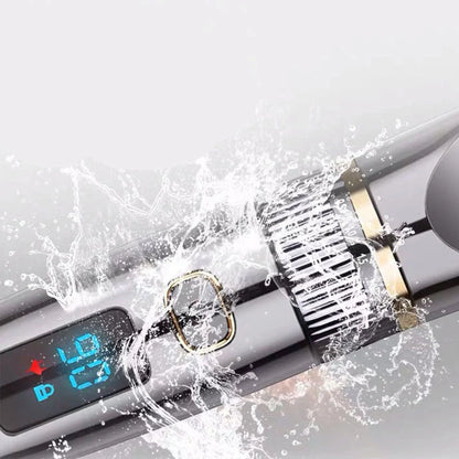 Household Hair Clipper Electric Shaver with titanium-ceramic blades and adjustable length settings