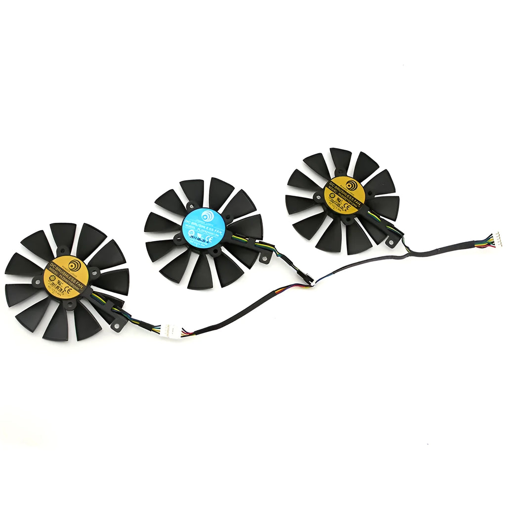 Power Logic PLD09210S12M 87mm replacement cooling fan for ASUS ROG Strix graphics cards with 4-pin connector