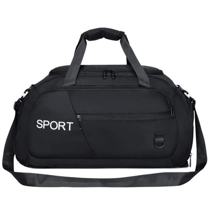 Waterproof Oxford fabric sports backpack with separate shoe compartment in multiple colours