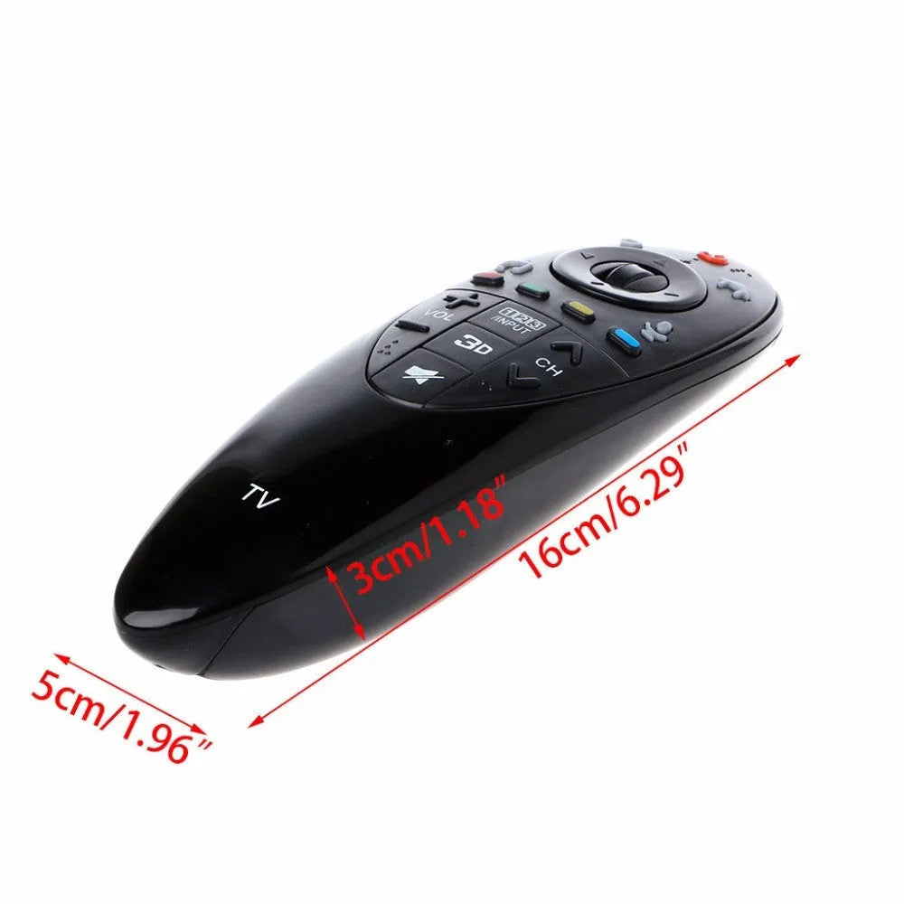Black LG AN-MR500G compatible replacement remote control showing button layout.