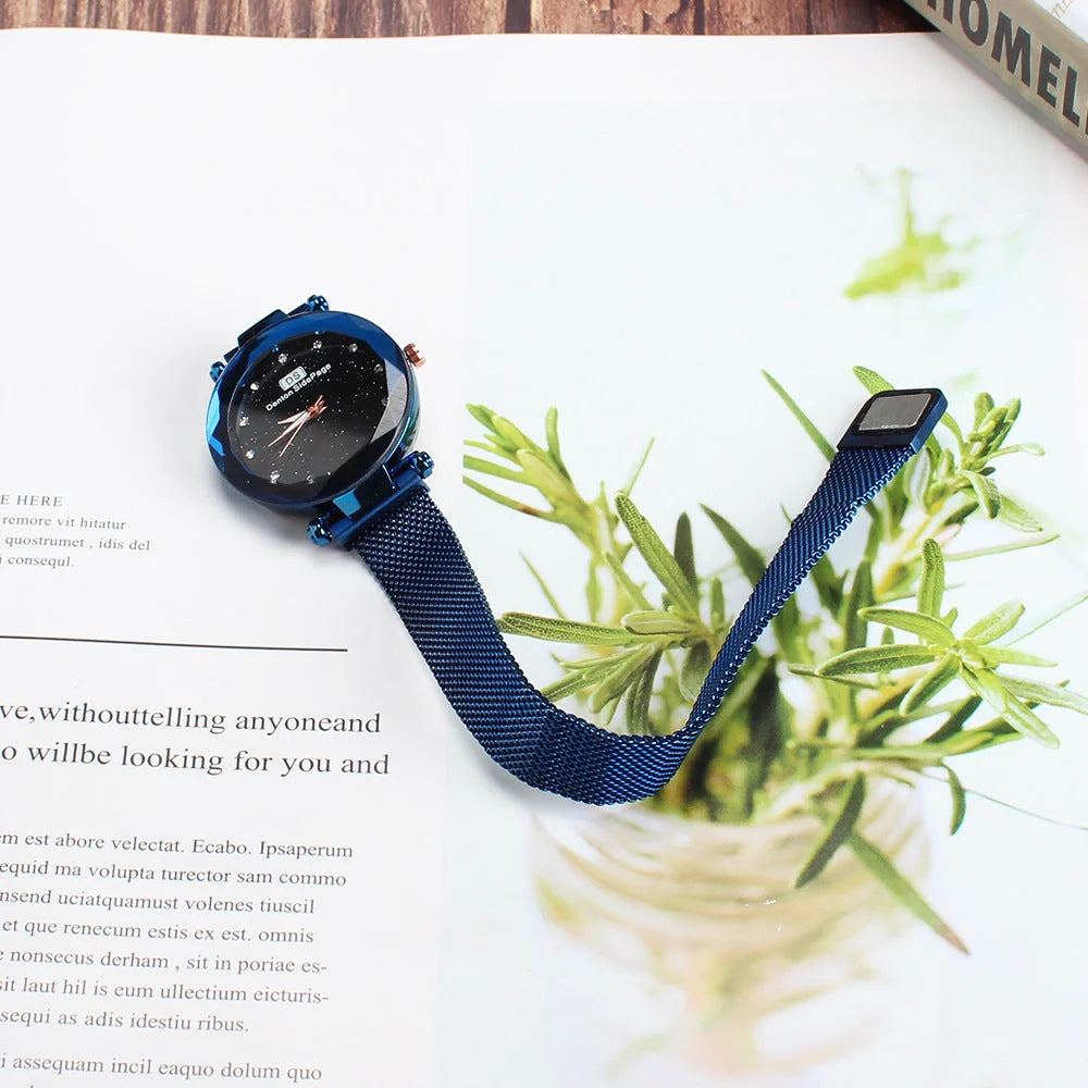 Star Watch in stainless steel with onion crown and small three-pin function