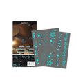 Pack of two luminous tattoo stickers and a tube of tattoo paste for glow parties.