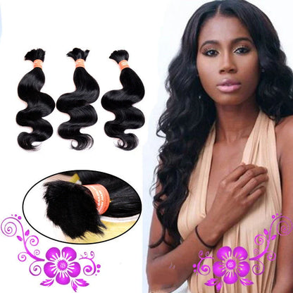 7A body wave human hair extensions in various lengths for natural volume and style