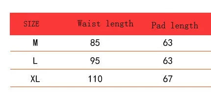 Nylon fitness weightlifting waistband for adults in black, red, or yellow colours, available in L, M, and XL sizes.
