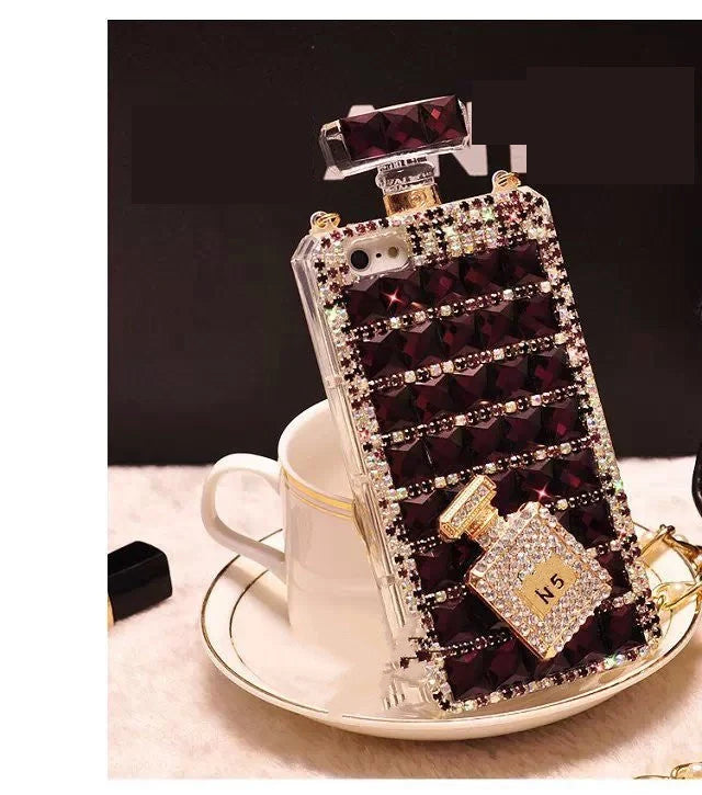 Luxury handcrafted rhinestone bling cover for smartphones in various colours