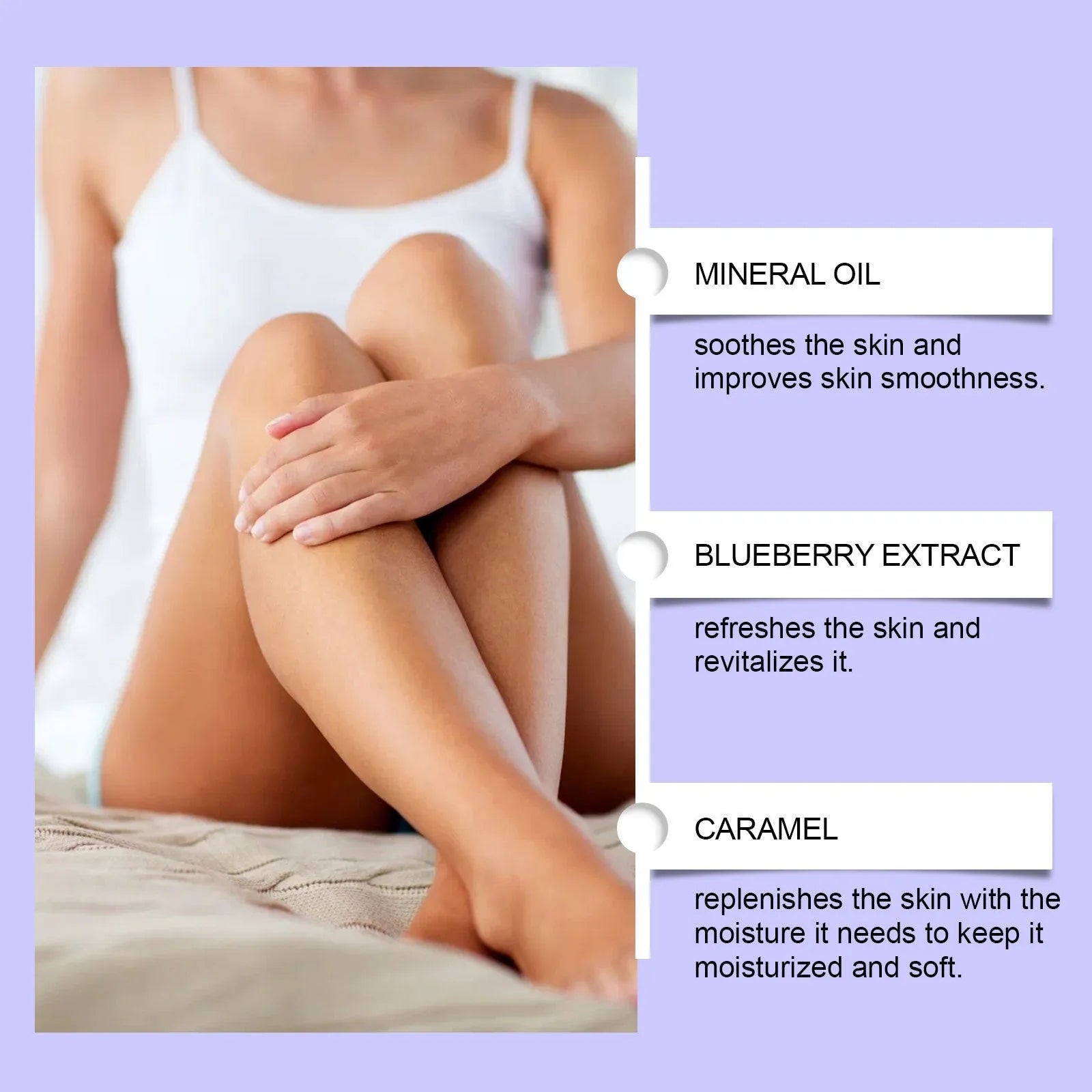 100g jar of blueberry caramel body scrub cream with walnut shell powder exfoliant