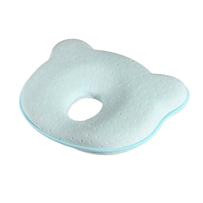 Newborn anti-roll pillow in love shape, prevents flat head syndrome, 21*19*3cm