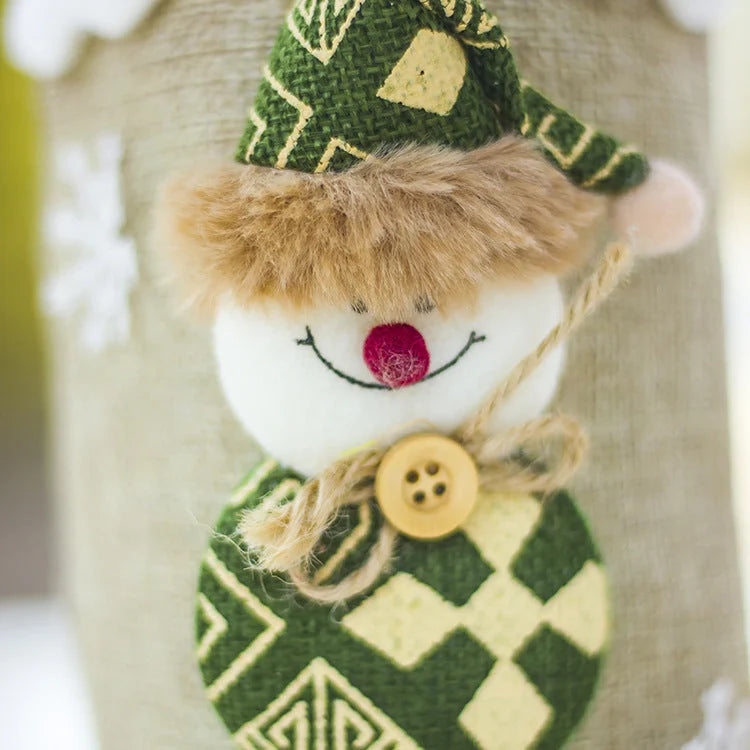 Festive Christmas wine bottle socks in vibrant holiday designs