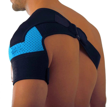 Breathable neoprene sports shoulder pads for basketball players with ice pack slots
