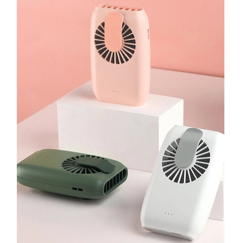 USB charging lazy sports fan in green, white, and pink