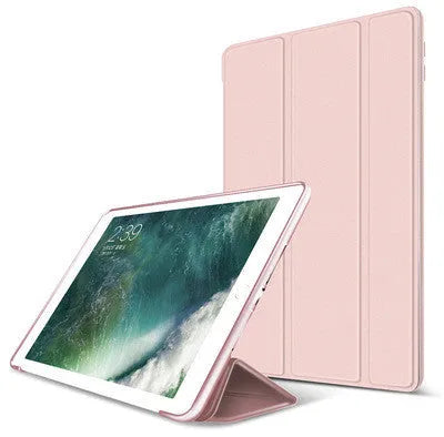 Silicone case tablet case with sleep function clamshell design for iPad Air Pro Mini imitation leather plush