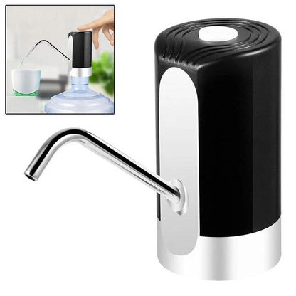 Automatic water bottle pump with USB charging, smart water dispensing device for home and office use