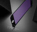 Tempered glass screen protector for iPhone X 8 7 6s Plus models in black and white options.